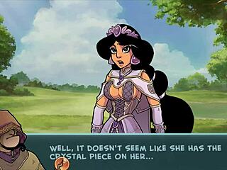 Intense orgasm while fucking Ashelin in this anime scene.