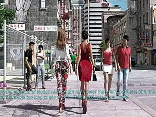 A wife and stepmother in a homemade game scenario.