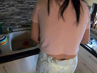 Milfycalla slaps and shakes curvy ass in shorts compilation ep 17