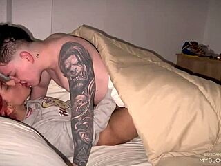 making love to my girlfriend at midnight for the first time in homemade video