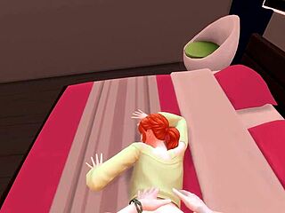 The Sims 4 part 4 features animated characters in various scenarios