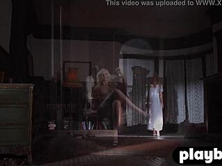 I am Lindsey Gayle Evans, big boobs blonde milf taking off lingerie to expose naked body.