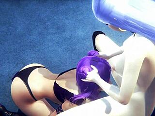yo, evelynn futa bangs kaisa’s ass in lol kda hentai! 🍑