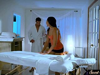 i saw this passionate milf getting screwed on the massage table in glamour