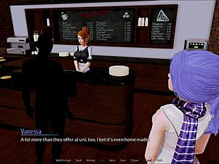 Intense harem action in anime hotel 204.