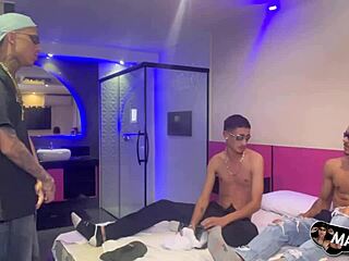 can this brazilian twink handle two cocks in my ass at once?