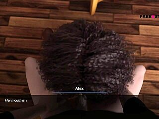 latisha gives blowjob to alex while studying