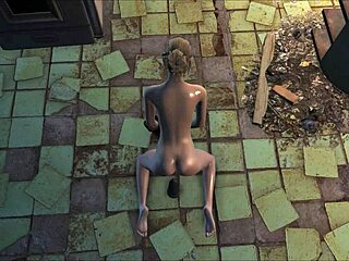 Fallout 4 sex adventure with dildo