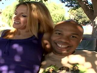 Voluptuous Wife Roxanne Hall Bangs Stranger as Husband Watches