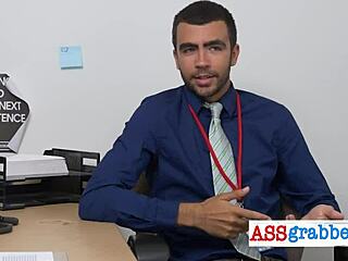 I'm grabbin' gay asses blindfolded at the office swing