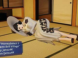 Lady Dimitrescu Tracks You Down in Stunning 4K 3D Hentai