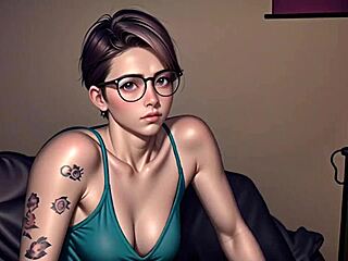 Shy cosplay geek caught masturbating at wild party in costume