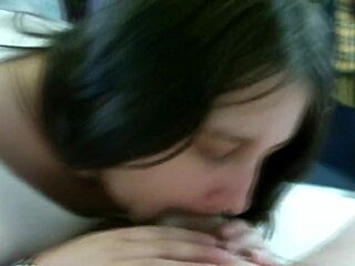 I fucked a chubby young 18+ brunette with handjob and blowjob