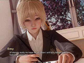 My bully is my lover in this anime game