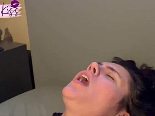 Abby Kiss Drives Wild with Beautiful Agony on Vibrator