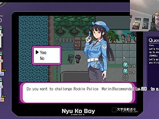 Nurse Joy clone gets bent over and fucked doggy in public!