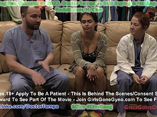 angel santana’s first gyno exam caught on hidden camera