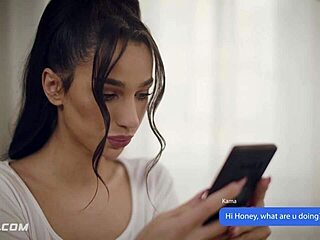 passionate honey rendezvous with friend, creampie and blowjob in lingerie