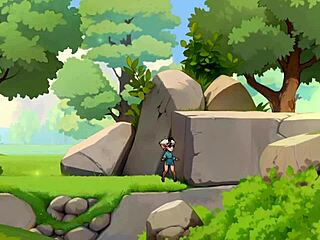 Young female orc dominates with face-sitting on lucky boy in horny game review