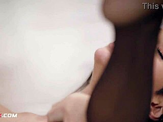 passionate honey rendezvous with friend, creampie and blowjob in lingerie