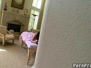 Hot big tit massage leads to facial and blowjob