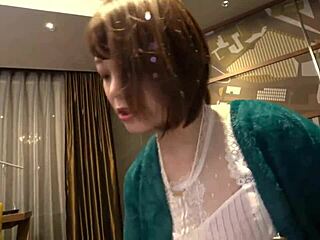 Intense Blowjob by Busty Wife