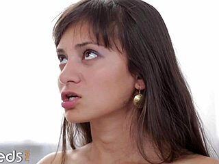 Hey, watch this dark-haired babe get her pussy licked before riding her hung boyfriend hard.