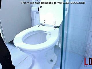 Polly Petrova Intensely Pisses on You in the Bathroom with Her Golden Shower Fetish. Feel the Nasty Brazilian Solo Action.