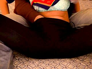 Indian housewife enjoys rough homemade group sex on bed with creampie