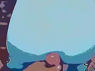 mi cuñada teases with her big ass and i can’t hold back. part 1 cartoon style.