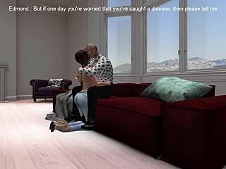 second life episode 12 - young brunette meets old edmond for cunilingus at bololo chat