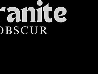 Wow! Granite Obscur - Stunning Brunette Milf in Leather Bikini Sucks Huge Cock and Gets Big Ass Worshipped!