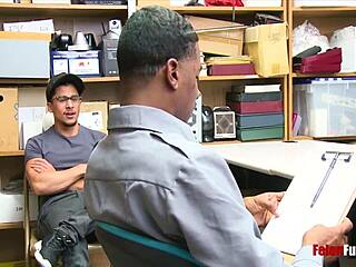 Interracial felon exploitation caught on hidden cam