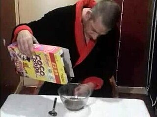 Morning Breakfast Turns Wild with a Surprise Homemade Cumshot Twist