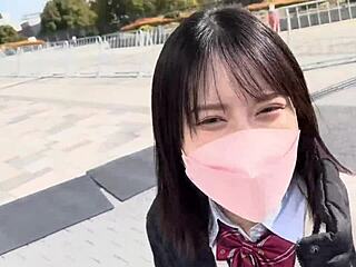 Intense Love Action From Horny Asian Babe In Uniform, Creampie And Bath Sex With Orgasm!