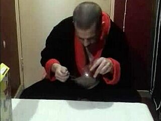 Morning Breakfast Turns Wild with a Surprise Homemade Cumshot Twist