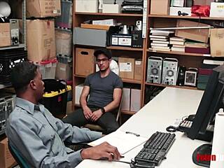 Interracial felon exploitation caught on hidden cam