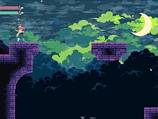 Flip Witch Pixel Hentai Game Ep 13 Monster Cock Titjob and Facial Cumshot