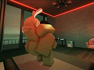 Roblox porn slamming my bunny slut hard! 🐰