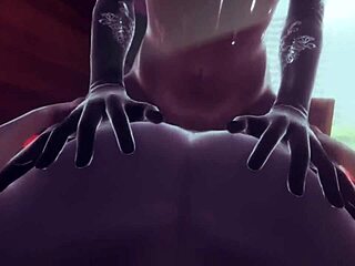 Inked Submissive Babe in Wild Interracial Threesome Fuck