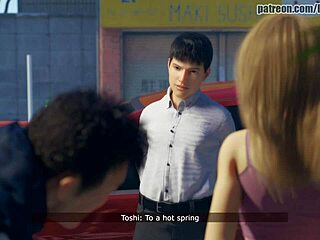 Japanese Tight Pussy Betrays Boyfriend for Steamy Hot Spring Affair