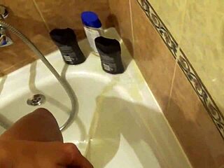 Queen Of Golden Shower Camilla Moon Pissing On Belly Close-Up