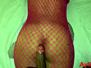 Hot stepmom teases stepson into intense close-up action.