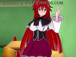 rias gremory and akeno asking something in hs dxd ntr madness 2 😏