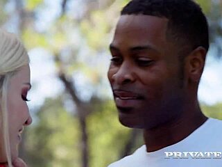 Blonde Marica Chanelle seduces her not-so-gay BBC friend in a private hardcore scene.