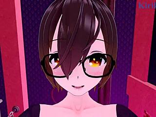 kazama iroha and roboco-san have intense pov sex in hentai