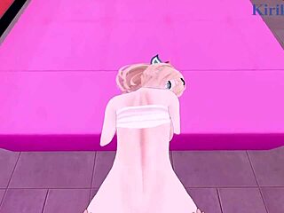 kazama iroha and roboco-san have intense pov sex in hentai