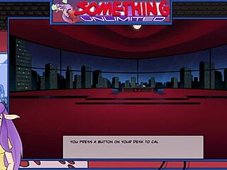 Something unlimited part 131 features anime game with sexy hentai blonde cartoon redhead