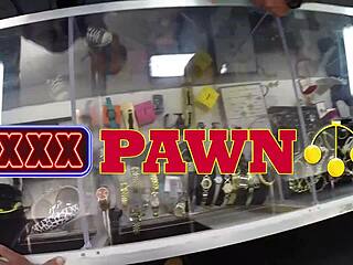 sex is happening in the shop with blowjobs and doggystyle