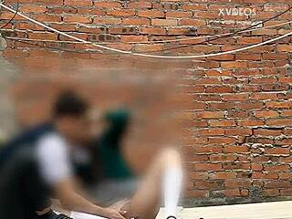 Sexo Publico Se Coge A Su Compañera Atrás De Los Salones Alumna De La Federal Se La Chupa En La Escuela Mexicanas Putas Parte 1